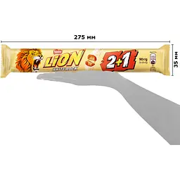 Батончик Lion White Rock 2+1 90 г - мініатюра 3