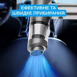 Автомобільний пилосос Yaoen 122 Brushless 90W 4000mAh (YVCNU4090B 5415) Сірий - мініатюра 8