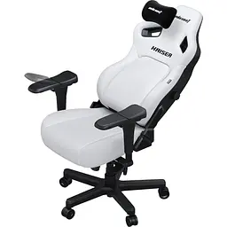 Крісло ігрове Anda Seat Kaiser 4 Size XL White Premium PVC (AD12YDDC-XLL-20-W-PV/C) - мініатюра 2