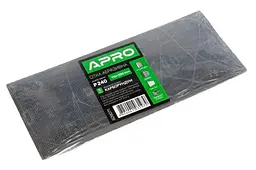 Сітка шліфувальна абразивна Apro 115 x 280 мм x Р240 PRO (в упаковці 5 шт.) - мініатюра 2
