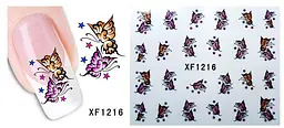 Наклейки для ногтей XF1216