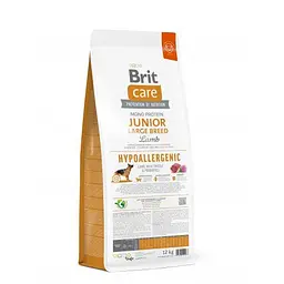 Сухий корм Brit Care Dog Hypoallergenic Junior Large Breed для молодих собак великих порід, гіпоалергенний з ягням, 12 кг - мініатюра 3