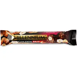 Шоколад Millennium GoldenNut чорний з цільним горіхом 40 г (576840)