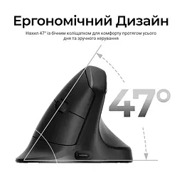 Миша бездротова Keychron M5 WL Black (M5-A23) - мініатюра 9