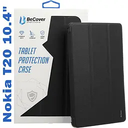 Чохол-книжка BeCover Smart для Nokia T20 10.4 Чорний (708041) - мініатюра 4
