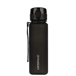 Пляшка Uzspace Colorful Frosted 3026 500 мл, чорний
