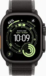Смарт-годинник Apple Watch Ultra 3 GPS + Cellular 49mm Black Tit. Case w. Black/Charcoal Trail Loop - M/L (MF1H4) - мініатюра 2