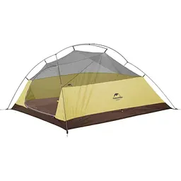 Намет Naturehike Cloud Up 3 Updated NH18T030-T надлегкий тримісний з футпринтом 20D темно-зелений - мініатюра 2