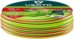 Шланг садовий Professional, 1/2", 20м, 3 шари, до 25бар, -10…+45°C Verto sad0001812 - мініатюра 3