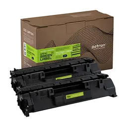 Картридж Patron HP LJ CE505A/CANON 719 GREEN Label (DUAL PACK) (PN-05A/719DGL)