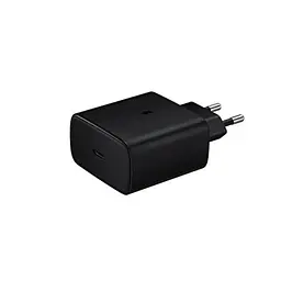 Зарядний пристрій SAMSUNG TRIO PD 2в1 65W (EP-TA845XBEGCN) адаптер + кабель TYPE-C - TYPE-C чорний - мініатюра 2