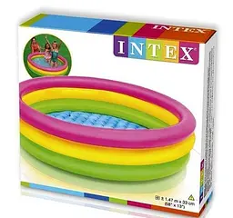 Басейн надувний дитячий Intex Захід сонця 147x33 см - мініатюра 2