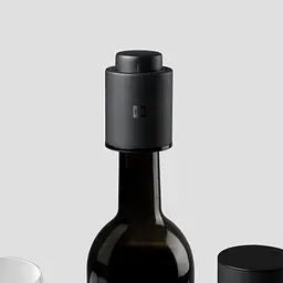 Пробка для вина Xiaomi HuoHou Vacuum Stopper Black HU0075 вакуумна [56802] - мініатюра 3