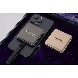 Зовнішній SSD накопичувач Transcend ESD420 1TB Champagne Gold (TS1TESD420G) [155550]