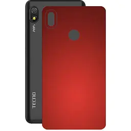 Защитная пленка StatusSKIN для Tecno Pop 3 Корпус Винил красная матовая