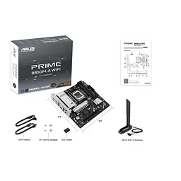 Материнcька плата PRIME B850M-A WIFI sAM5 B850 4xDDR5 M.2 HDMI DP Wi-Fi BT mATX Asus teh0019082 - мініатюра 3