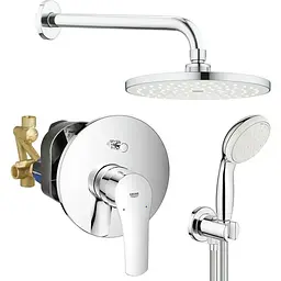 Душова система прихованого монтажу із змішувачем Grohe Eurosmart New UA25183004, Хром