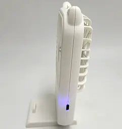 Міні вентилятор акумуляторний від USB ручний та настільний з підставкою 3 режими 9×13см UKC 064 - мініатюра 3