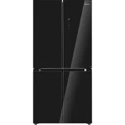 Холодильник Midea MDRF632FIF22 черное стекло