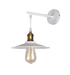 Бра настінне E27 Levistella 752W837F2-1 WH, білий метал, 220мм, стиль лофт