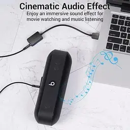 Звукова карта Vention USB Sound Card 2.0 Channel 1 м, чорний (CDYBF) - мініатюра 2