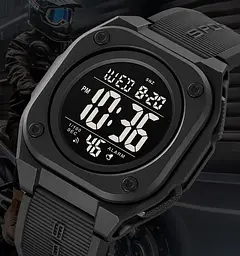 Спортивний годинник чоловічий Skmei 2160 Чорний (2635377634) - мініатюра 6
