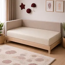 Дитяча постільна білизна MIRSON JUNIOR фланель Milk/Cappuchino 150х220см (2200012802168) - мініатюра 9