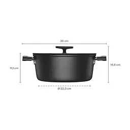 Каструля Fiskars Hard Face 5 л (1075527) - мініатюра 5
