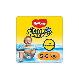 Підгузки Huggies Little Swimmer 5-6 (12-18 кг) 11 шт. (5029053538426)