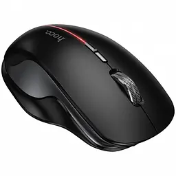 Миша ігрова акумуляторна Hoco GM40 Dixon Bluetooth 2.4G, RGB, акумулятор 400 мАг, DPI 800 1200 1600, 7 кнопок, чорна - мініатюра 2
