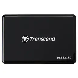 Кардрiдер Transcend USB 3.1 UHS-II Multi Card Black (TS-RDF9K2) - мініатюра 2
