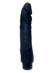 Вібратор Real Skin Multispeed Black, 22,5 см - мініатюра 2