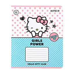 Зошит Kite Hello Kitty, 12 аркушів, лінія (HK22-234), в асортименті - мініатюра 3