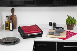 Гриль Russell Hobbs притискний Family SteelGrill 1650Вт метал червоно-чорний (25040-56) - мініатюра 2
