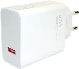 Зарядний пристрій Xiaomi Wall Charger 67W White + USB-C (BHR6035EU) - мініатюра 2