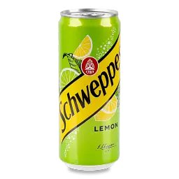 Напій Schweppes Лимон безалкогольний газований 0.33 л