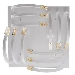 Люстра стельова Brille галогенна G4 20W WH (BR-01 290C/12) - мініатюра 4