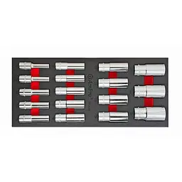 Набір довгих головок 1/2", 17 пр. AmPro T45448