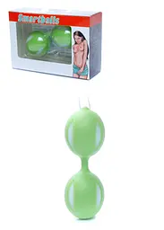 Вагінальні кульки Boss Series Smartballs, 19 см, зелений - мініатюра 3