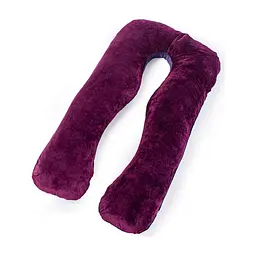Подушка MirSon для вагітних і відпочинку Velvet Line №8023 U-подібна Primula (2200006178552)