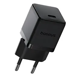 Мережевий зарядний пристрій Baseus Palm Fast Charger 1C 20W EU Cluster чорний