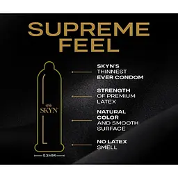 Презервативи безлатексні Skyn Supreme Feel 10 шт - мініатюра 2