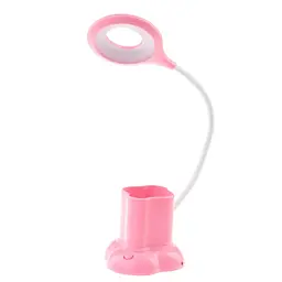 Настільна лампа Brille на батарейках з USB LED SL-88 5W Pink - мініатюра 4
