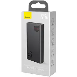 Павербанк Baseus Adaman з технологією QC3.0+PD3.0 20000 mAh 22.5W чорний - мініатюра 5