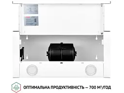 Витяжка Perfelli TL 6212 WH 700 LED - мініатюра 5
