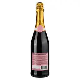 Напій винний Entre Fragolino Salute Rosso, червоний, напівсолодкий, 6-6,9%, 0,75 л - мініатюра 2