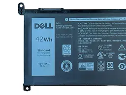 Акумулятор для ноутбука Dell Chromebook 3180 3189 5190 3181 2-in-1 51KD7 - мініатюра 2