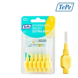 Міжзубна щітка TePe Extra Soft жовта (0.7 мм), 6 шт - мініатюра 2