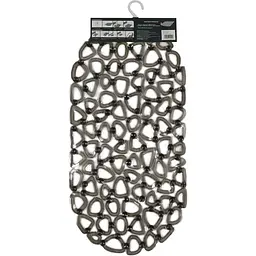 Килимок для ванної Eco Fabric Бублики 68х34 см прозоро-чорний (6834-008) - мініатюра 4