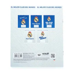Зошит Kite Real Madrid, 12 аркушів, лінія (RL26-234), в асортименті - мініатюра 6
